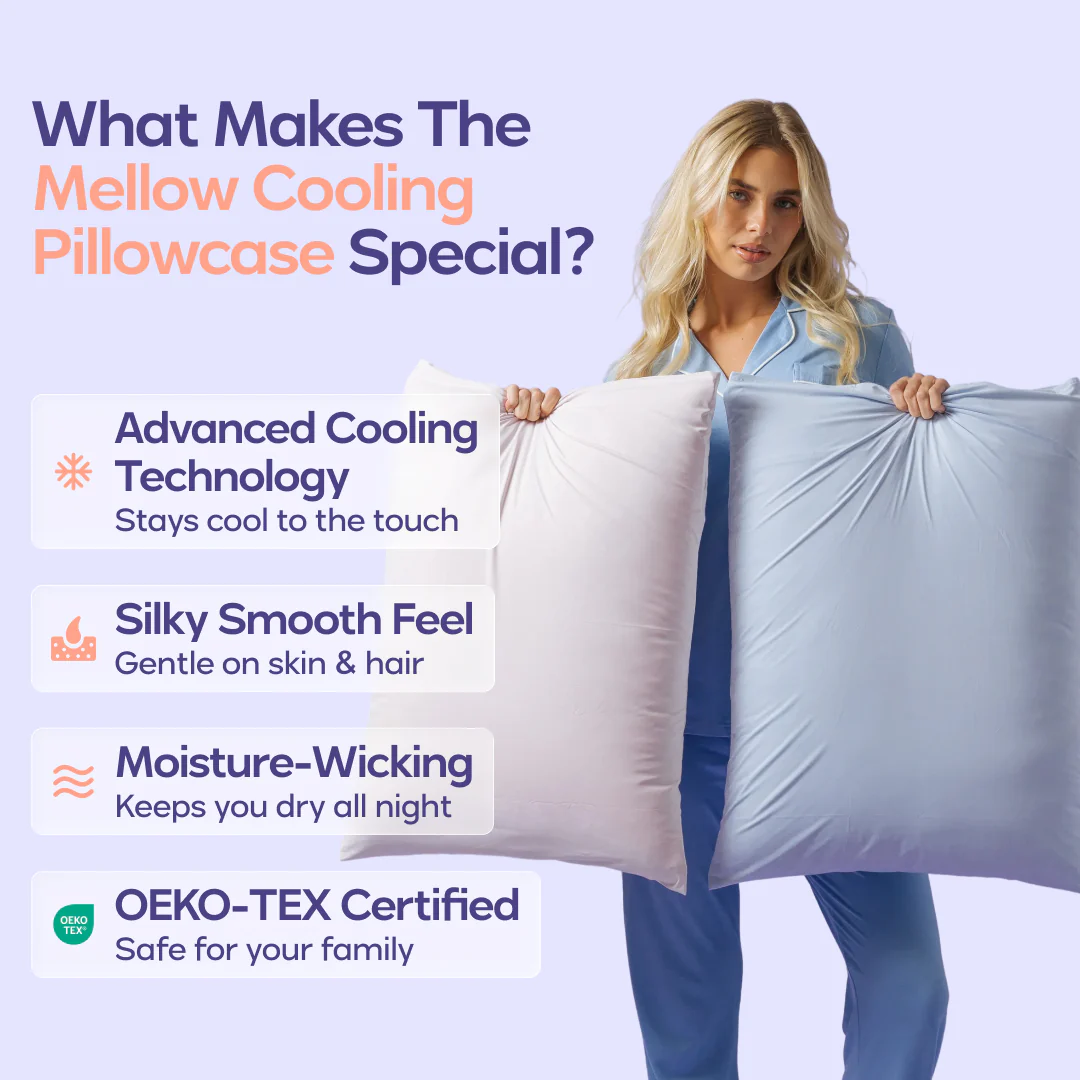 Mellow Cooling Pillowcases (2-Pack) - Image 2